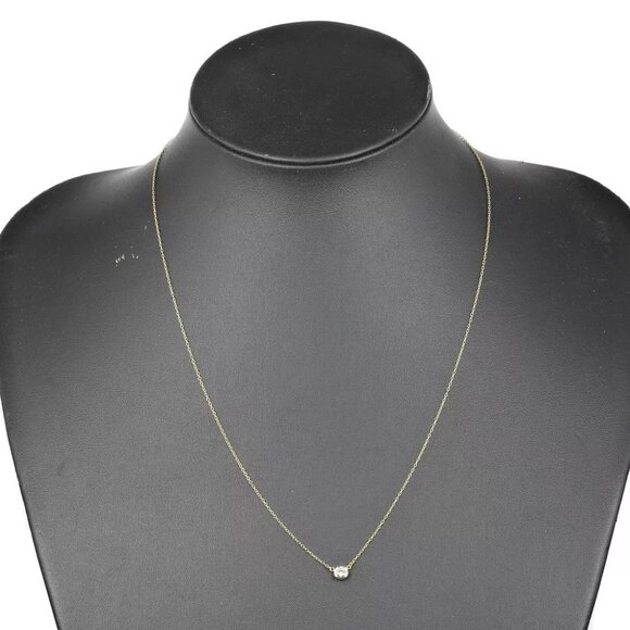 TIFFANY&Co. By the yard Necklace 0.22ct VS2/G/3EX K18 yellow gold/diamond ... - Picture 1 of 9